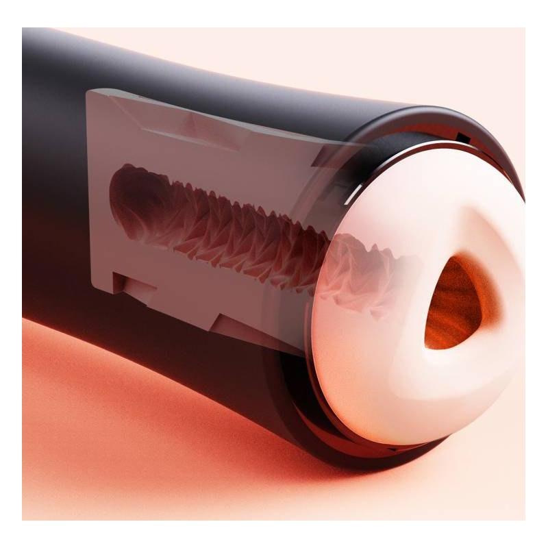 Inscup 2 Contracting Vibrating USB Masturbator - Adult Toys