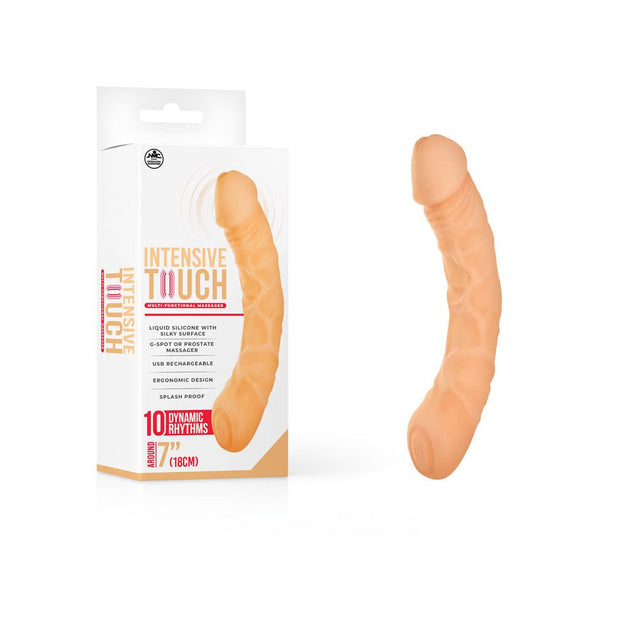 Intensive Touch - Flesh - Flesh 18 cm USB Rechargeable Vibrator - VIBRATORS