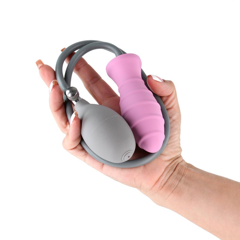 INYA InflataPlay - Pink 10.5 cm Inflatable Butt Plug - ANAL TOYS