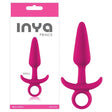 INYA Prince Pink 11.5 Cm Small Butt Plug With Ring Pull - ANAL TOYS