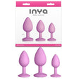 INYA Triple Ace Kit - Blush - Pink Butt Plugs - Set of 3 Sizes - ANAL TOYS
