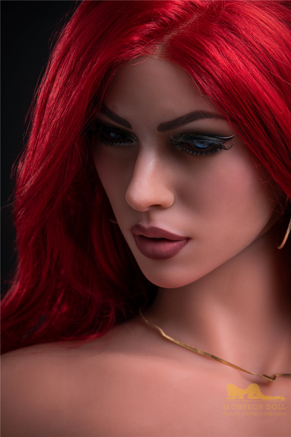 Irontech 171cm Viola TPE Sex Doll Brown Skin Shining Blue Eyes High Quality - Sex Doll