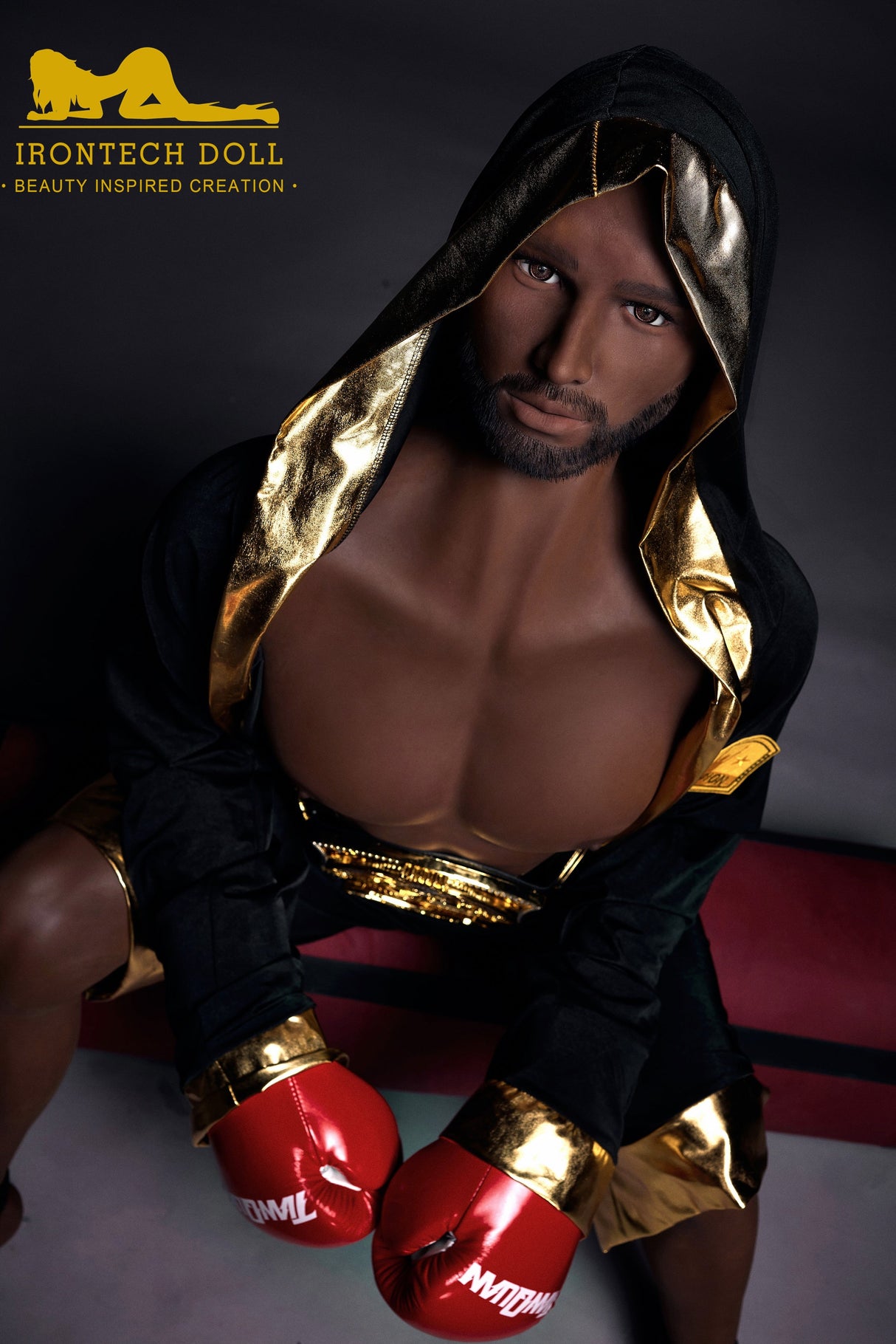 Irontech 175cm Boxing Male Sex Doll Kevin Strong Realistic Figure - Sex Doll