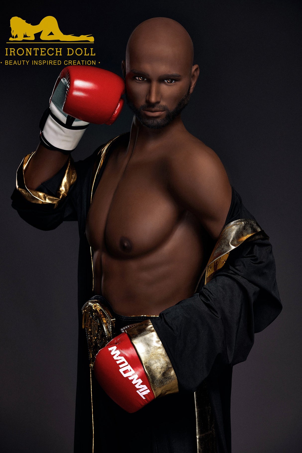 Irontech 175cm Boxing Male Sex Doll Kevin Strong Realistic Figure - Sex Doll