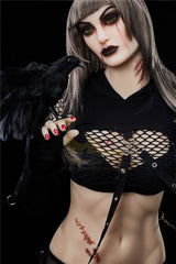Irontech Gothic Sex Doll Mia 168cm Life Size TPE Doll With Steel Skeleton - Sex Doll