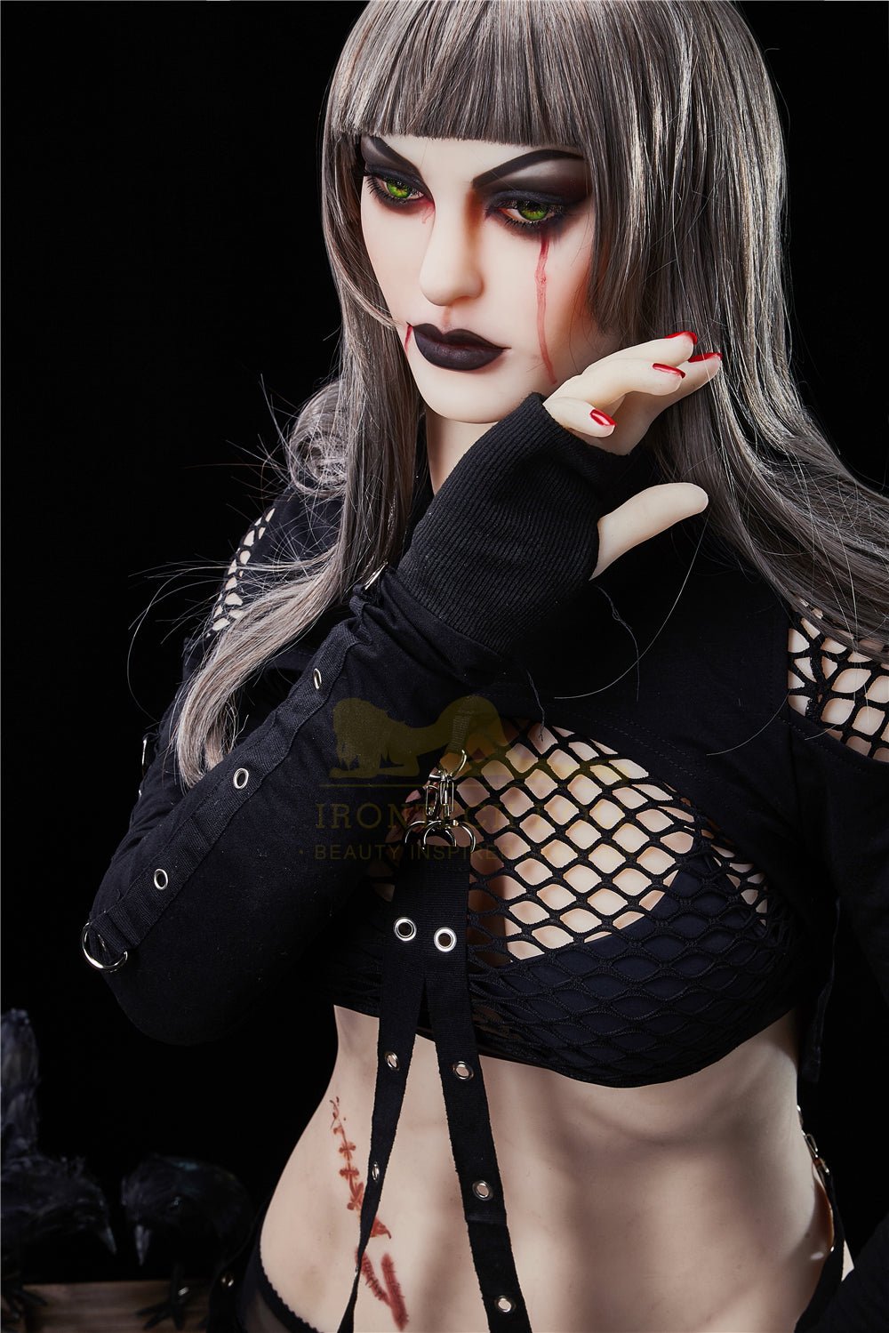 Irontech Gothic Sex Doll Mia 168cm Life Size TPE Doll With Steel Skeleton - Sex Doll