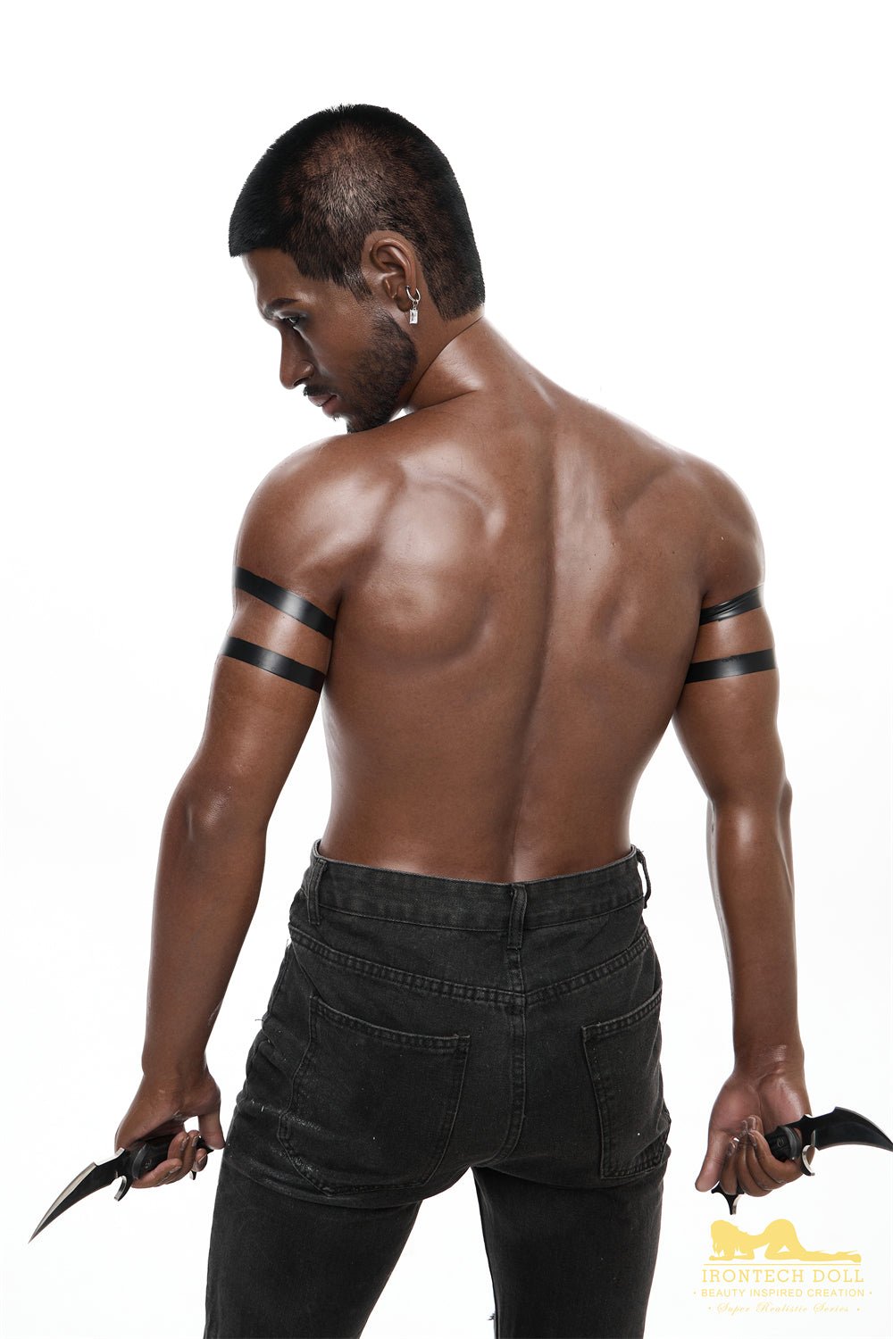 Irontech Silicone Black Male Love Doll 176cm M7 Bill - Sex Doll