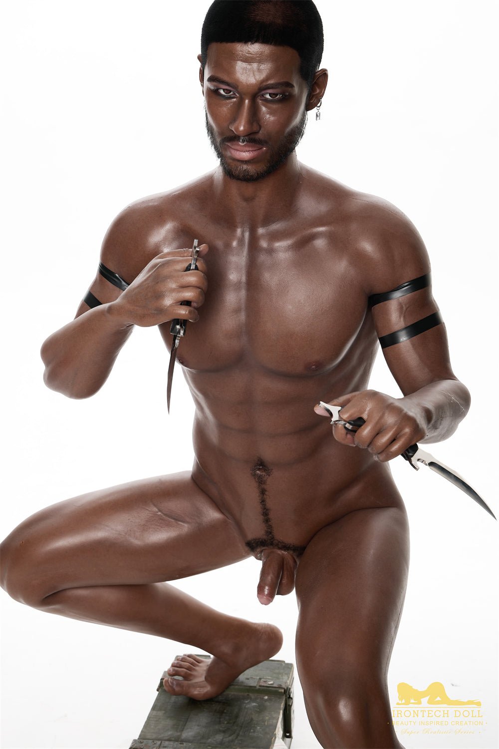 Irontech Silicone Black Male Love Doll 176cm M7 Bill - Sex Doll