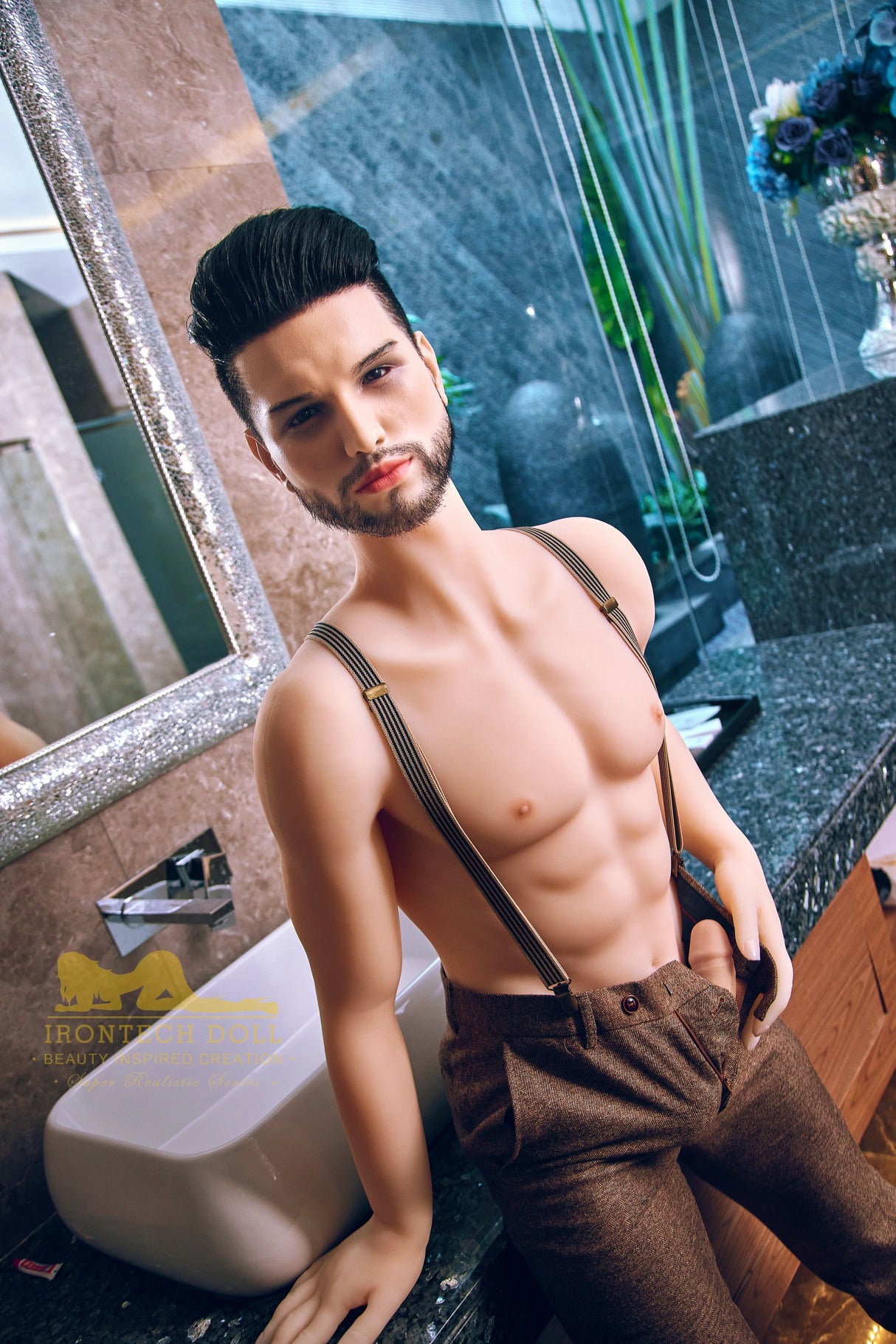 Irontech TPE Silicone Sex Doll 162cm M1 Kevin Realistic Body - Sex Doll