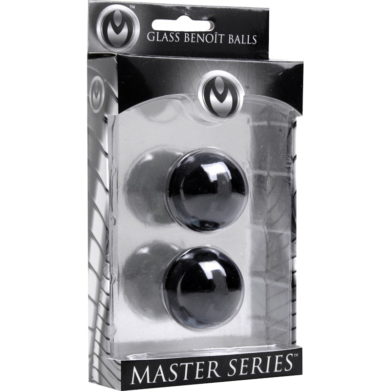 Jaded Glass Ben Wa Balls 30mm - Adult Toys