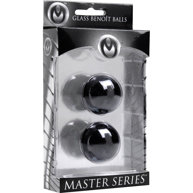 Jaded Glass Ben Wa Balls 30mm - Adult Toys