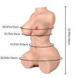 Jasmine Portable Mini Silicone Sex Doll Torso for Beginners - Sex Doll