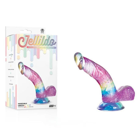 Jellido 14cm Curved Dildo - Clear Coloured - DONGS