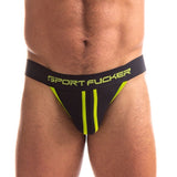 Jersey Jock Black/Green - Lingerie