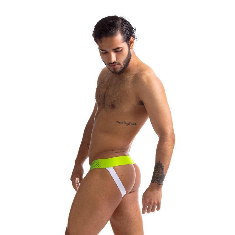 Jersey Jock Green/White - Lingerie