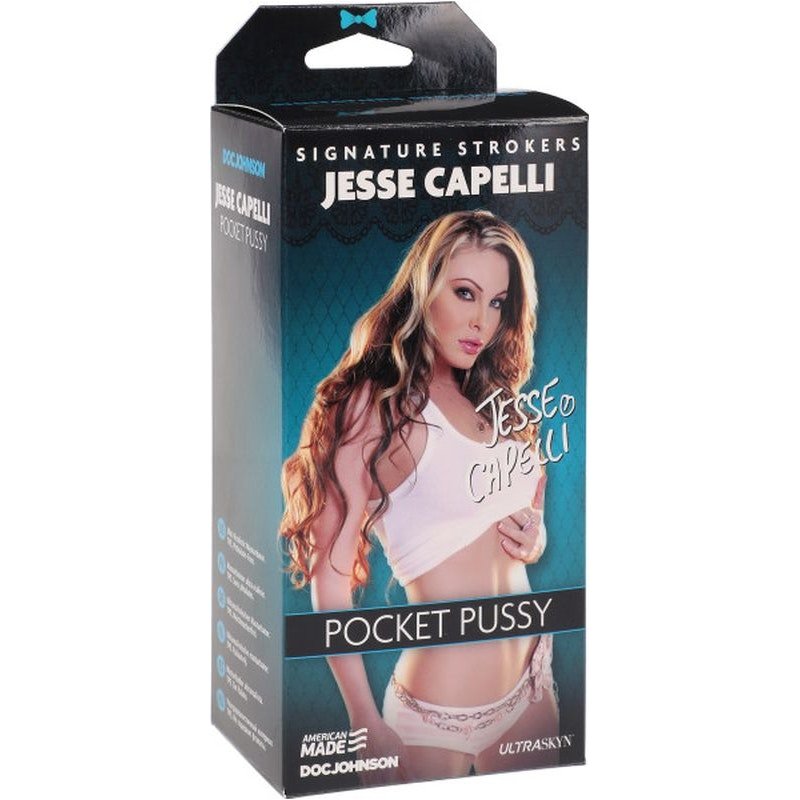 Jesse Capelli Pocket Pussy – Ultraskyn Signature Stroker by Vanilla - Adult Toys