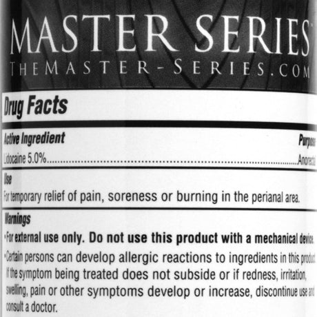 Jizz Cum Scented Desensitizing Lube 8.5oz - Adult Toys