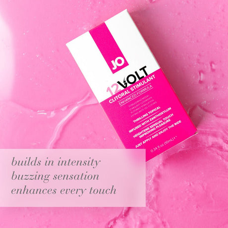 JO 12 Volt Clitoral Stimulant Gel 10 mL Tube For Women - ENHANCERS