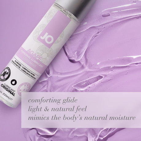 JO Agape Original Lube Water Based Lubricant For Sensitive Skin 120 ml - LOTIONS & LUBES