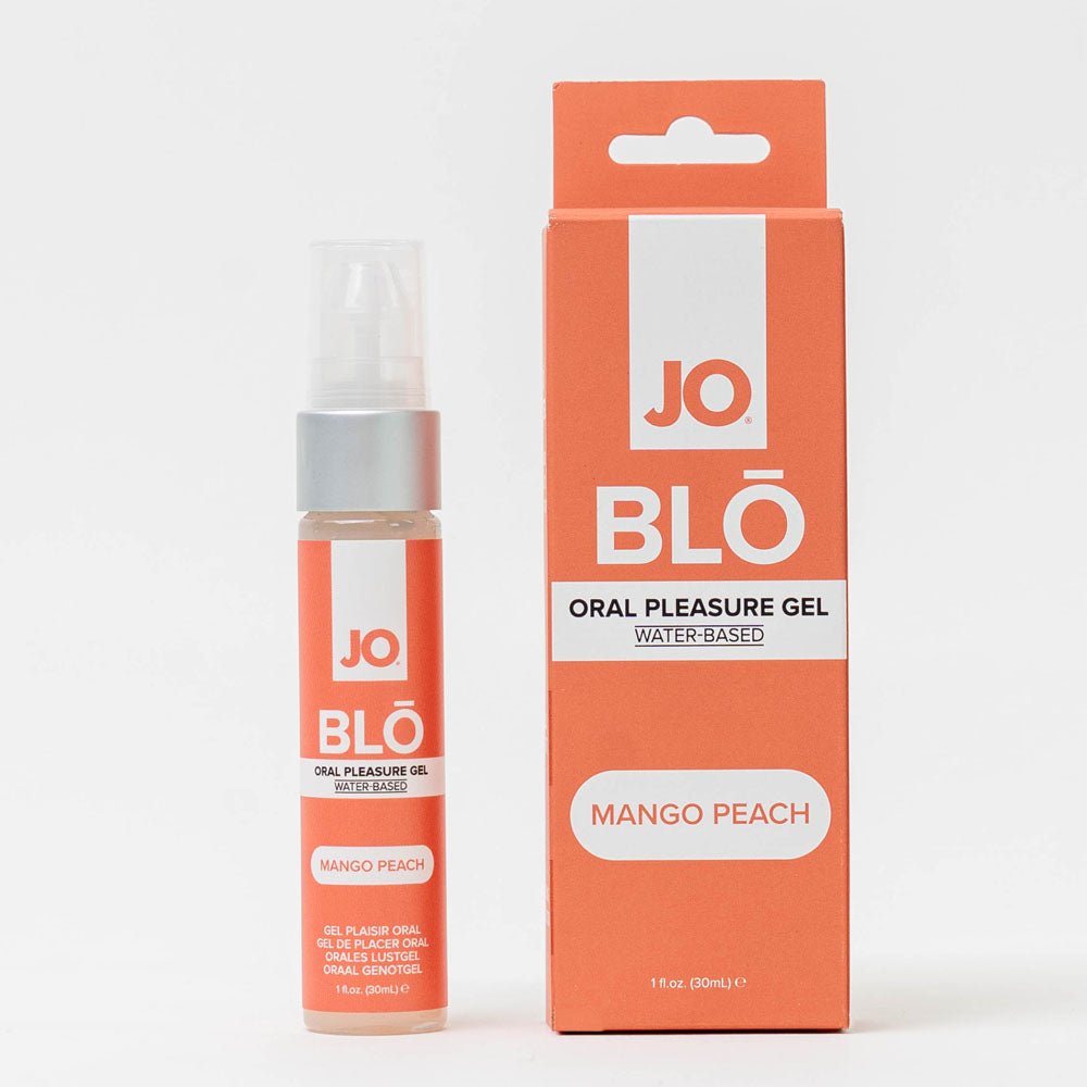 JO Blo Mango Peach Flavoured Oral Pleasure Gel 30 Ml Bottle - LOTIONS & LUBES