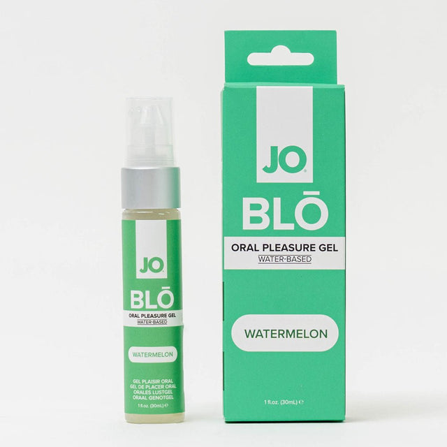 JO Blo Watermelon Flavoured Oral Pleasure Gel 30ml Bottle - LOTIONS & LUBES
