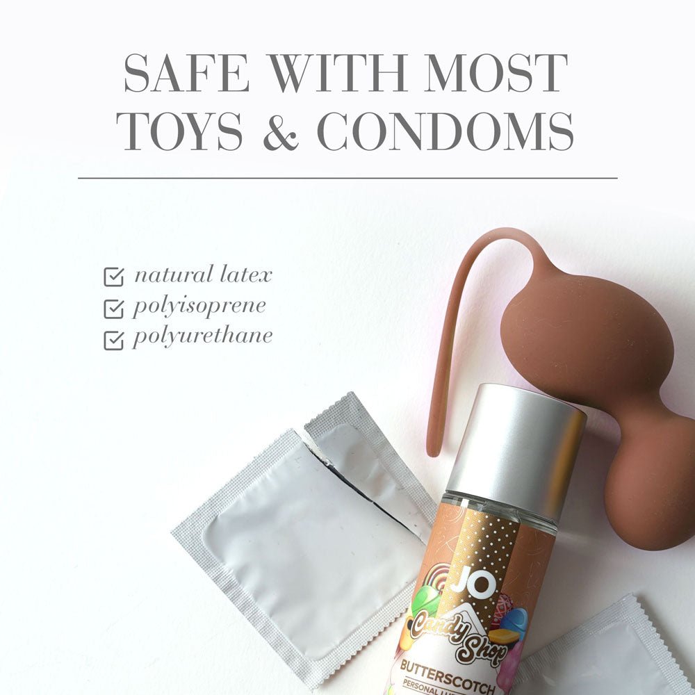 JO Candy Shop Butterscotch Lube 60 Milliliters Water Based Lubricant Bottle - LOTIONS & LUBES