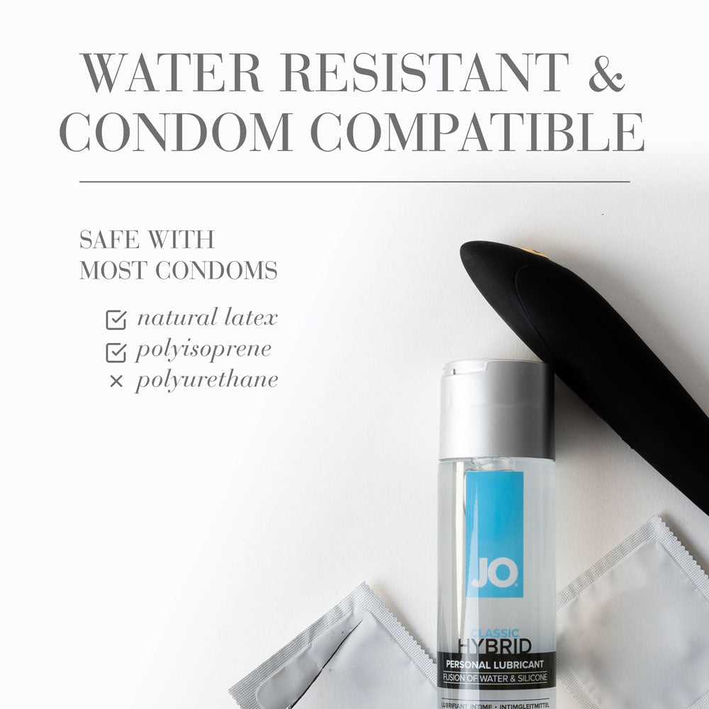 JO Classic Hybrid Lubricant Water Based Silicone Blend 120ml - LOTIONS & LUBES