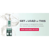 JO Cumplay Lube 240ml Cum Style Lubricant Pump Bottle - LOTIONS & LUBES