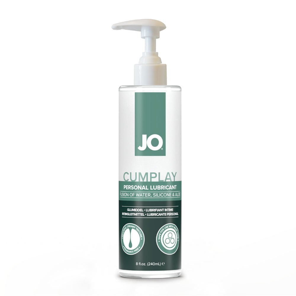 JO Cumplay Lube 240ml Cum Style Lubricant Pump Bottle - LOTIONS & LUBES
