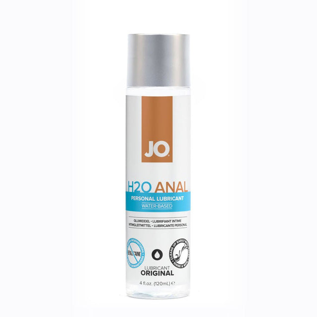 JO H2O Anal Lubricant Water Based 120 mL Bottle Premium Formula - LOTIONS & LUBES