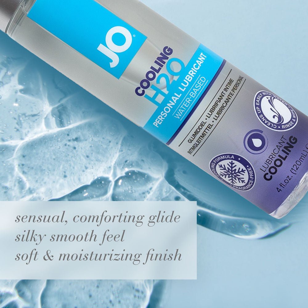 JO H2O Cooling Lube Water Based Lubricant 120 mL Bottle - LOTIONS & LUBES