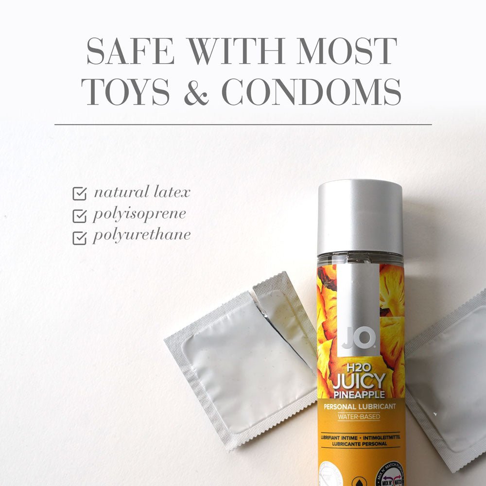 JO H2O Juicy Pineapple Flavoured Water Based Lubricant 30ml - LOTIONS & LUBES