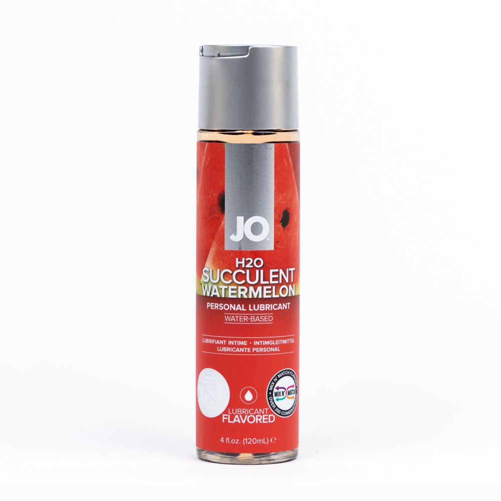 JO H2O Succulent Watermelon Flavoured Water Based Lubricant 120ml - LOTIONS & LUBES