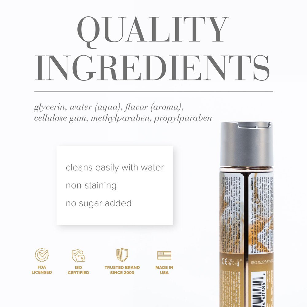 JO H2O Vanilla Cream Vanilla Flavoured Water Based Lubricant 120 Ml Bottle - LOTIONS & LUBES