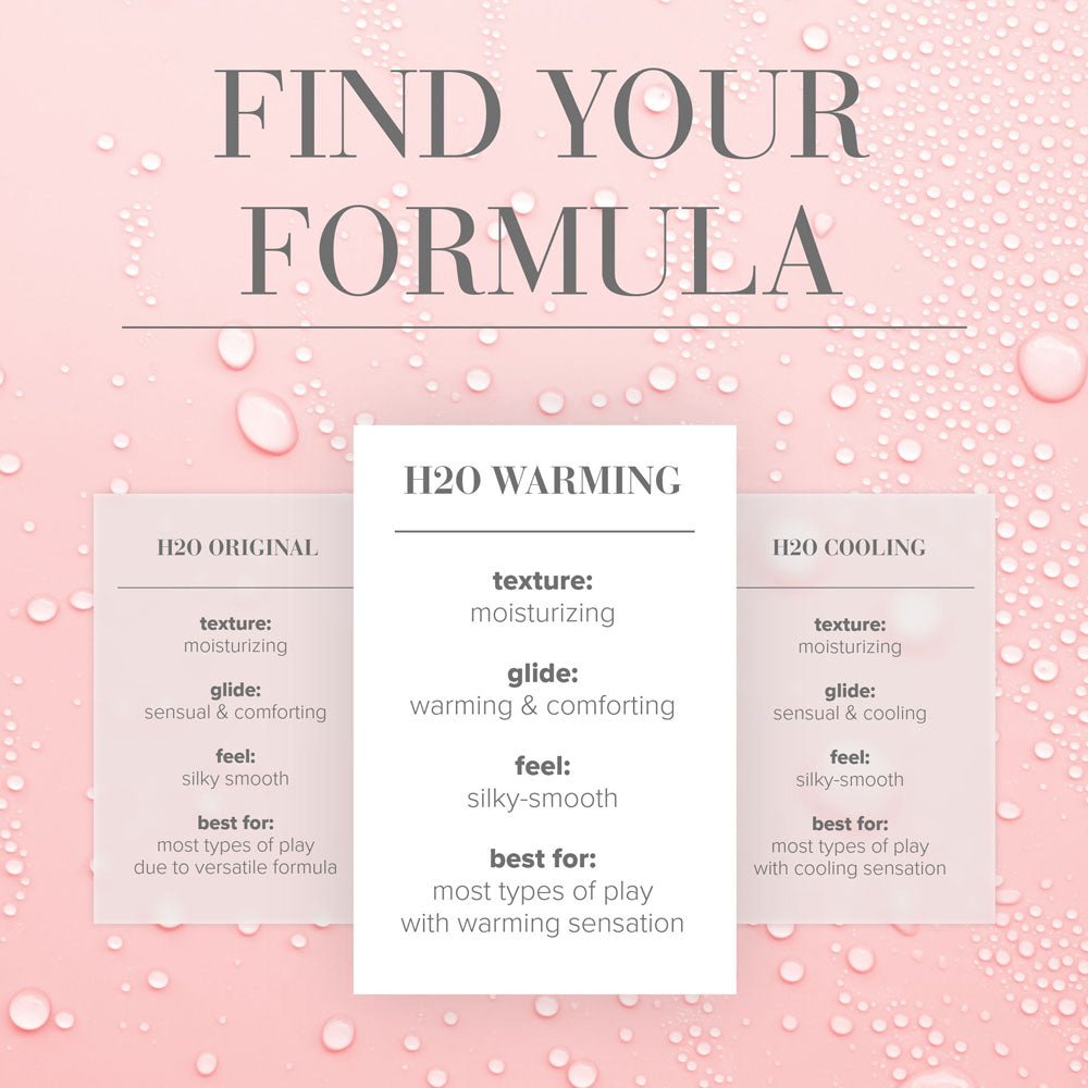 JO H2O Warming Lubricant Water Based 60ml Bottle For Intimate Use - LOTIONS & LUBES