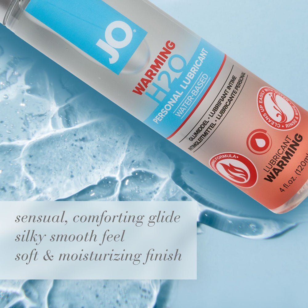 JO H2O Warming Lubricant Water Based 60ml Bottle For Intimate Use - LOTIONS & LUBES
