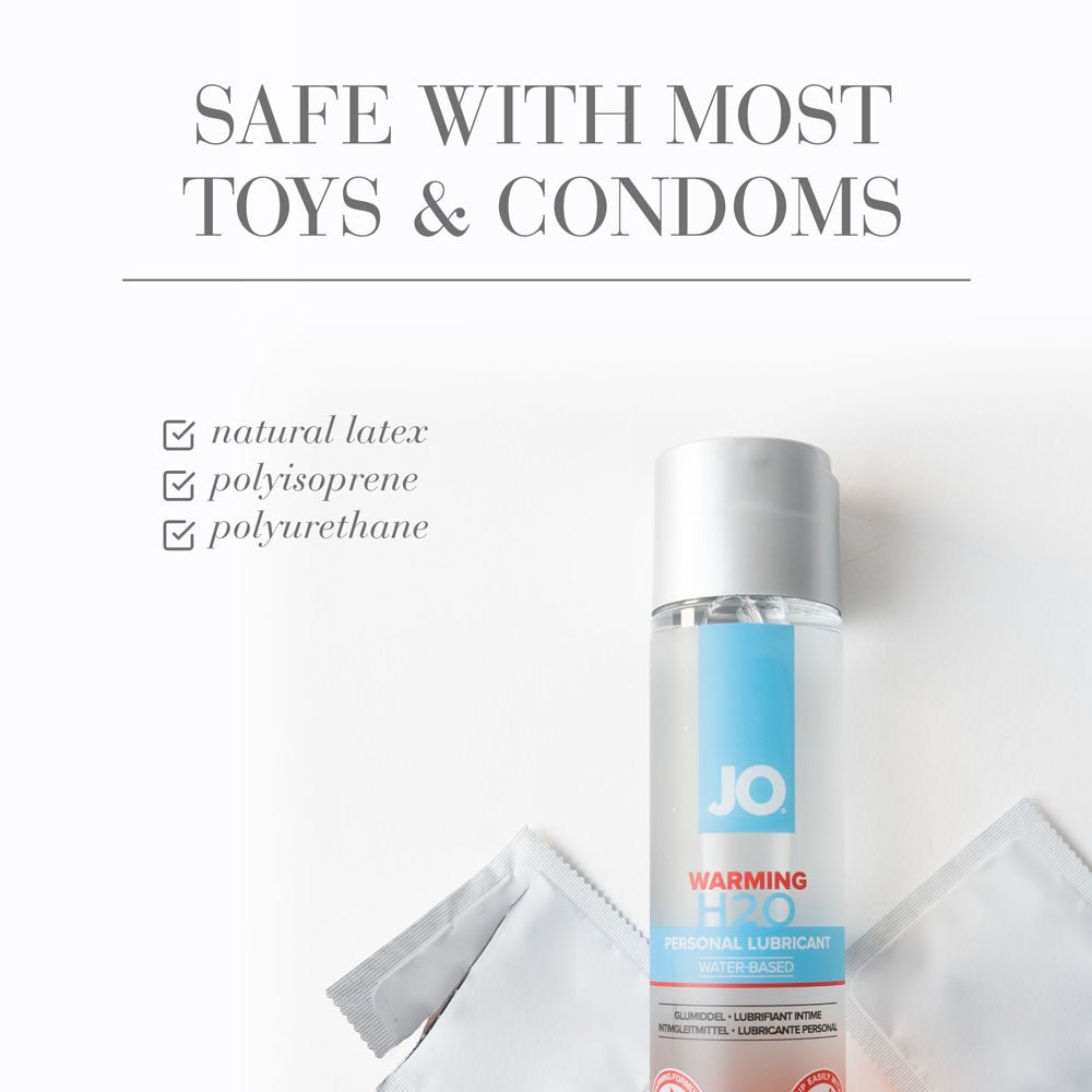 JO H2O Warming Lubricant Water Based 60ml Bottle For Intimate Use - LOTIONS & LUBES