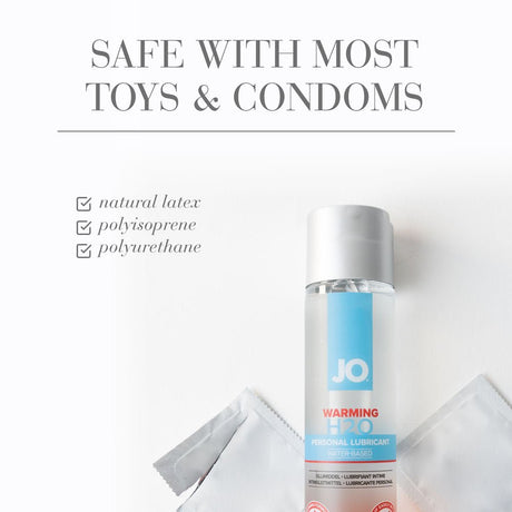 JO H2O Warming Lubricant Water Based 60ml Bottle For Intimate Use - LOTIONS & LUBES
