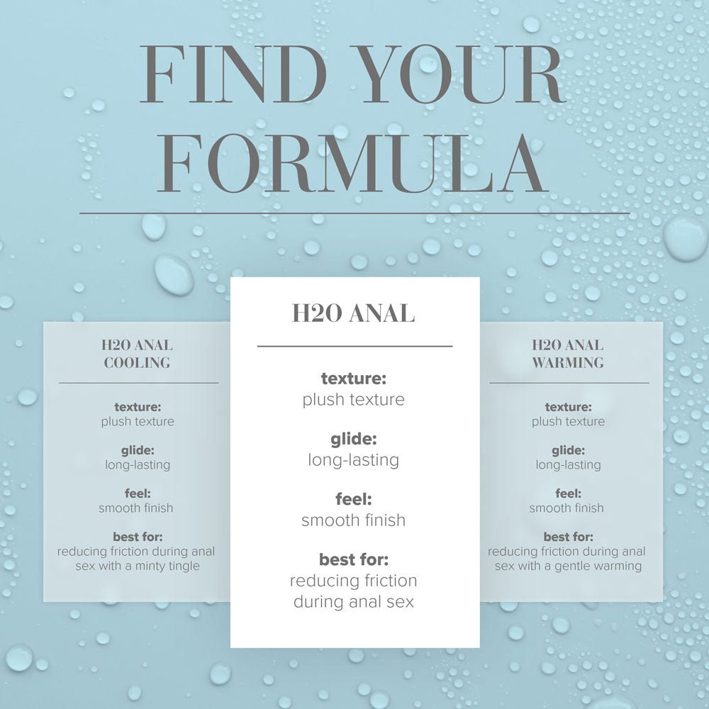 JO H2O Water Based Anal Lubricant 240 ml Bottle Premium Quality - LOTIONS & LUBES