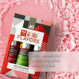 JO Tri Me Flavoured Lubes Gift Set 3 Pack Strawberry Watermelon Tropic Passion - LOTIONS & LUBES