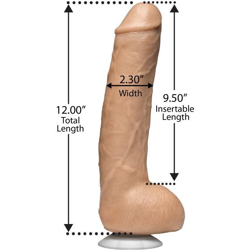John Holmes Realistic Cock Vanilla - Adult Toys