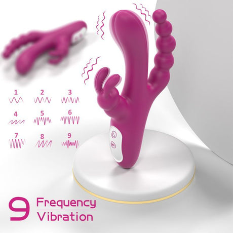 Joker Triple Ecstasy Vibrator - Adult Toys