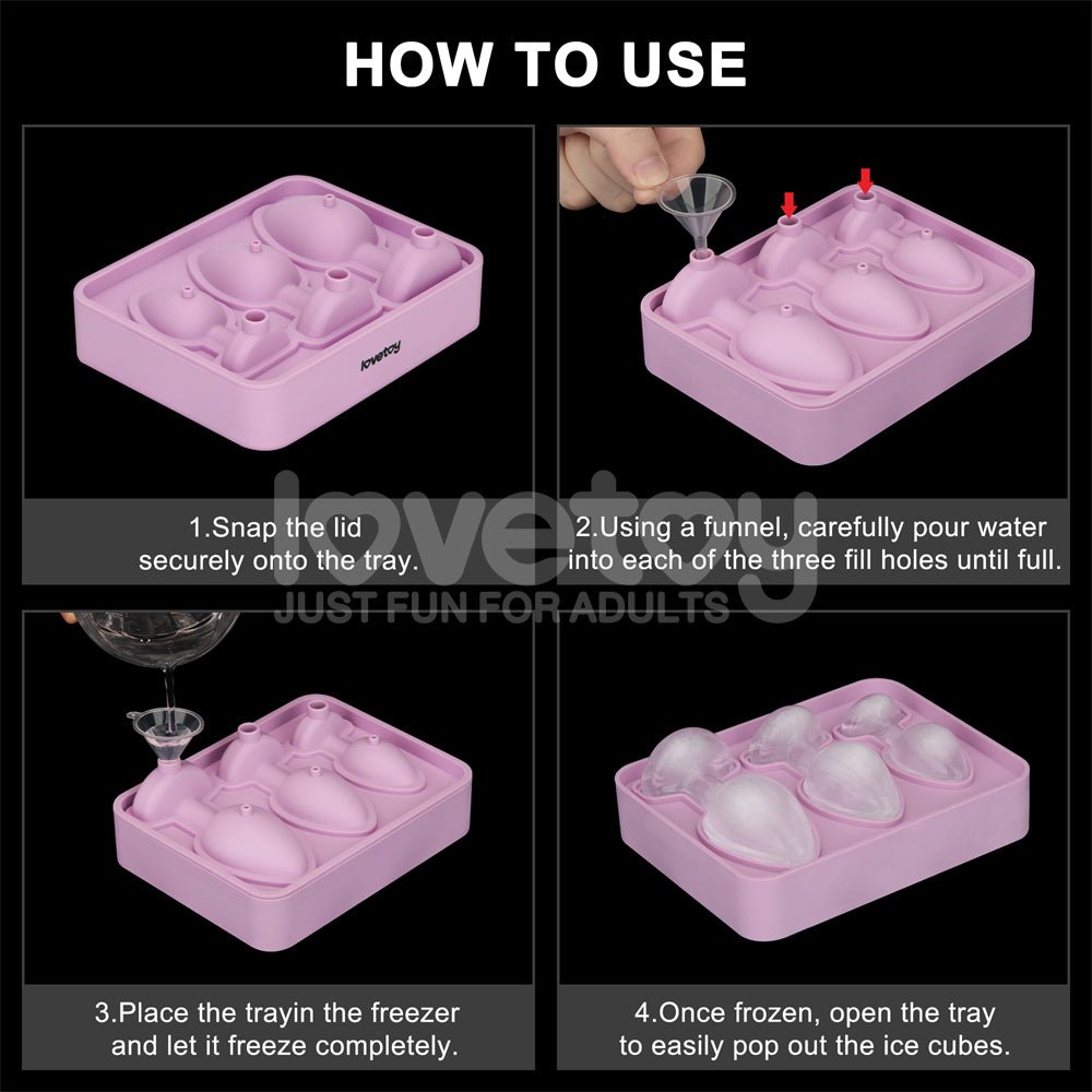 Jokes & Parties Butt Plug Silicone Ice Tray - NOVELTIES