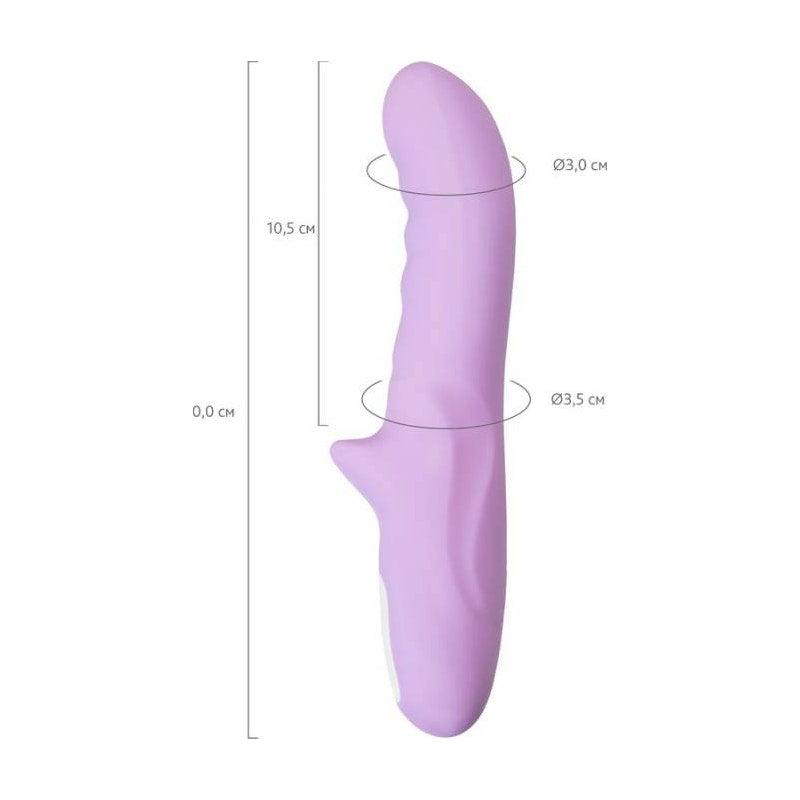 JOS Merry Gor Rotating Shaft Vibrator Violet - Adult Toys