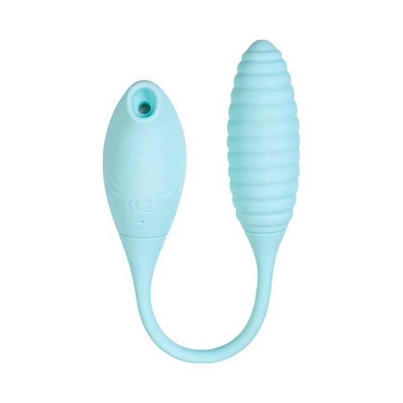 JOS Roow Vaginal and Clitoral Air Pulse Stimulator Blue - Adult Toys
