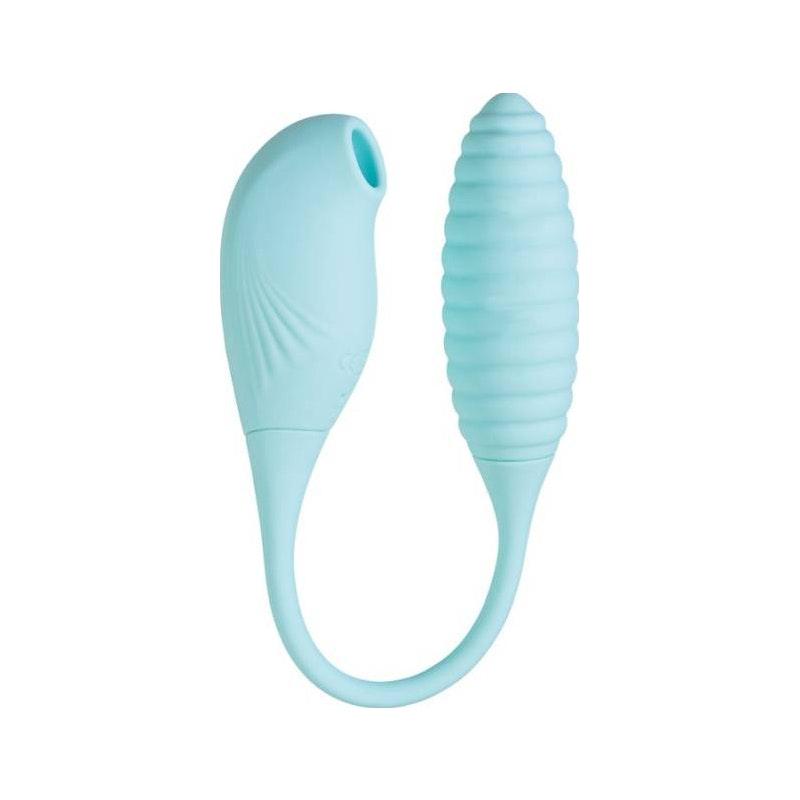 JOS Roow Vaginal and Clitoral Air Pulse Stimulator Blue - Adult Toys