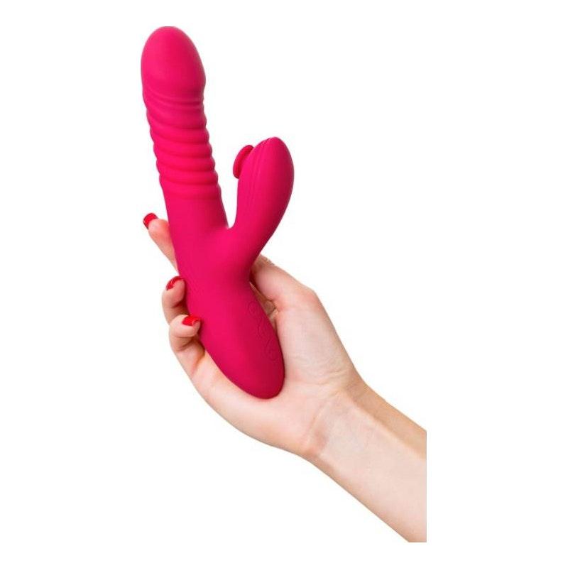 JOS Seri Thrusting Vibrator with Clitoral Stimulator - Naughty by Nature Adult Store