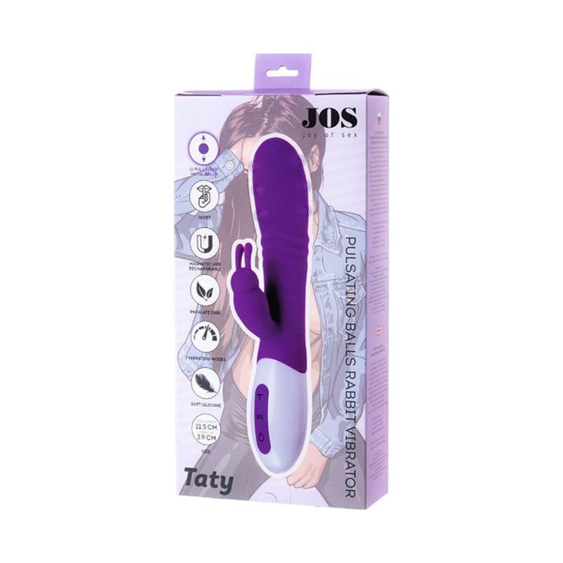 JOS Taty Pulsating Rabbit Vibrator - Adult Toys