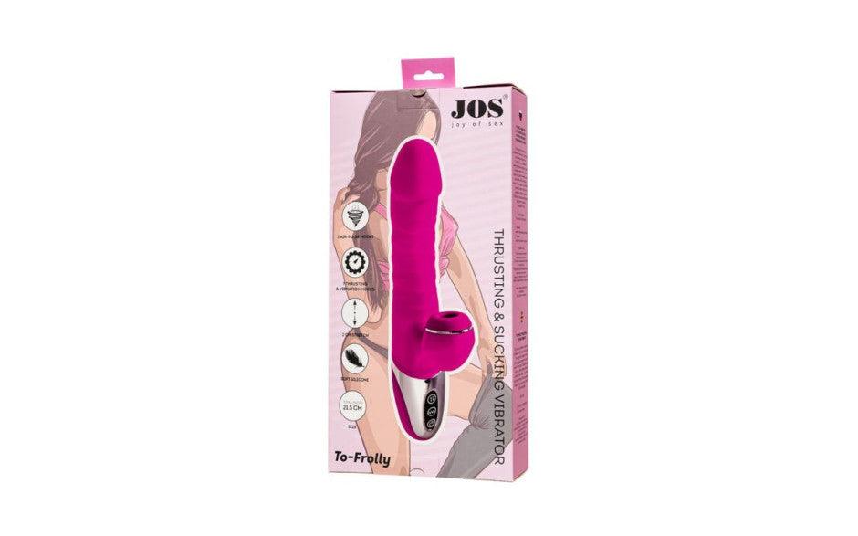 JOS To - Frolly Thrusting and Sucking Vibrator - Adult Toys
