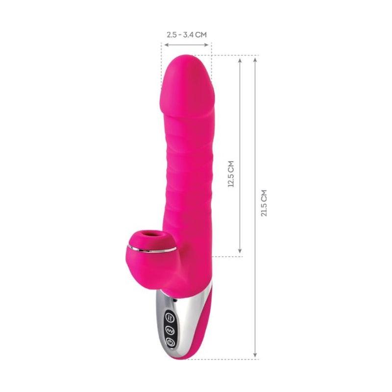 JOS To - Frolly Thrusting and Sucking Vibrator - Adult Toys